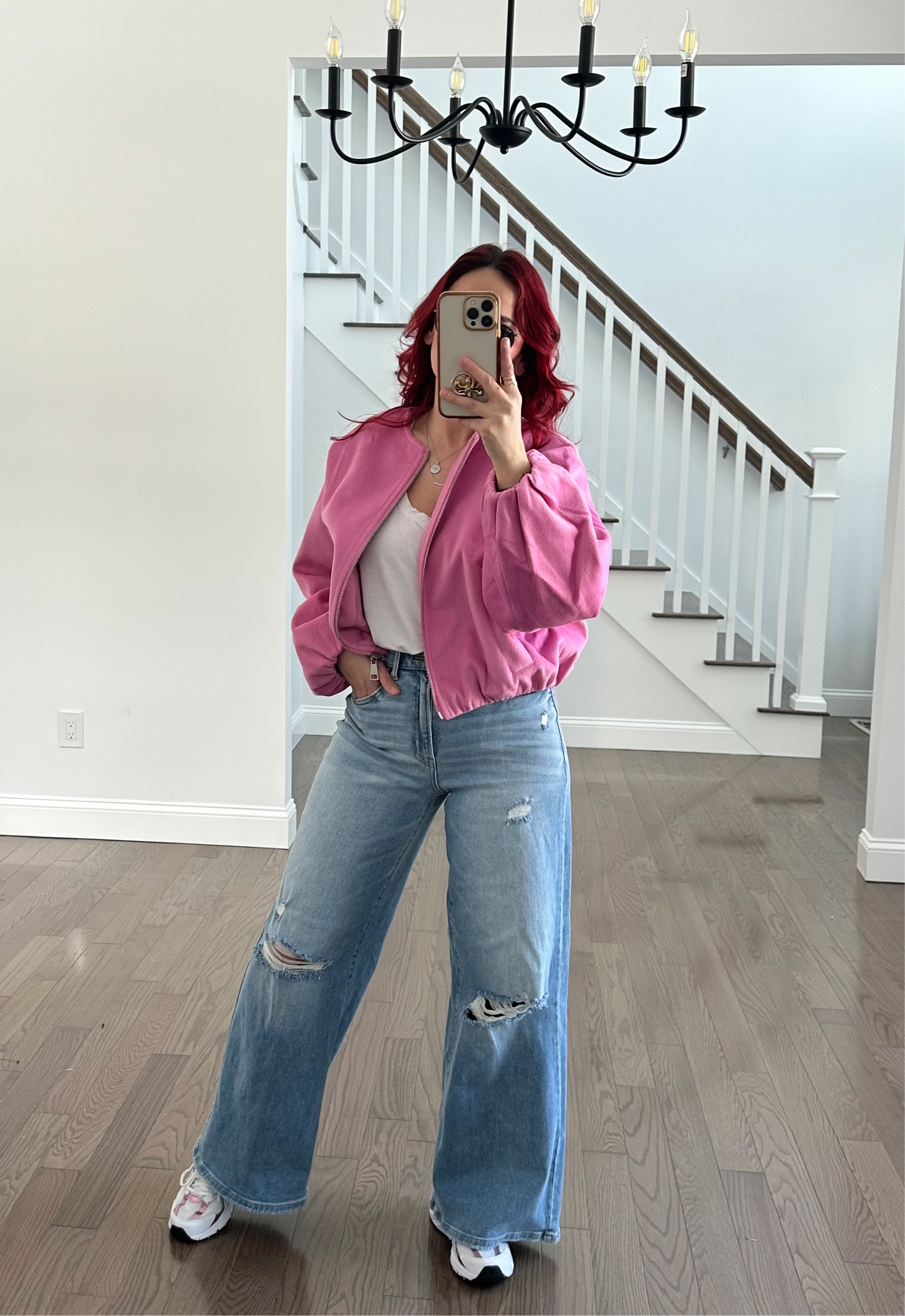 Pink Bomber Jacket