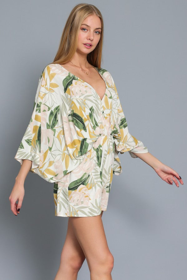 Cátia kimono Sleeve Romper