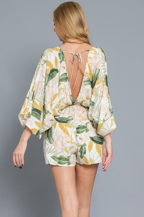 Cátia kimono Sleeve Romper