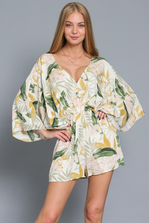 Cátia kimono Sleeve Romper